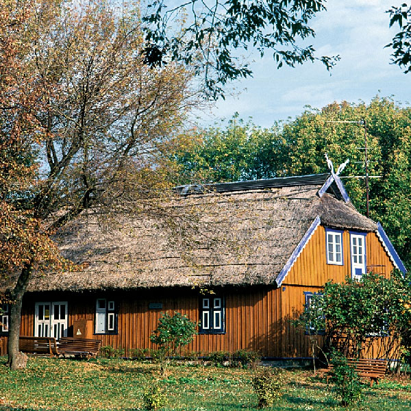 Kuršių nerijos etnografinis būstas.