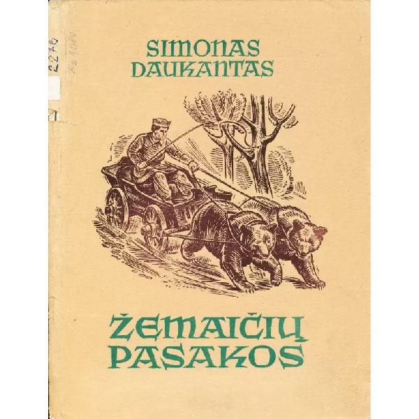 Simono Daukanto knygos "Žemaičių pasakos" viršelis.