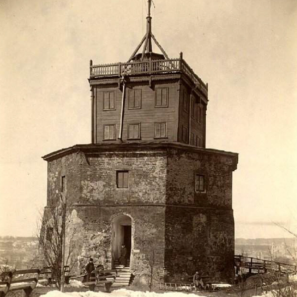 Gedimino bokštas, 1912 m. fotografas Aleksandras.