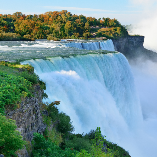 Niagaros krioklys.