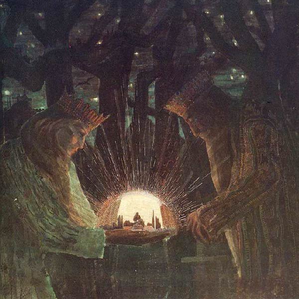 Pasaka (Karalių pasaka) (autorius Mikalojus Konstantinas Čiurlionis).